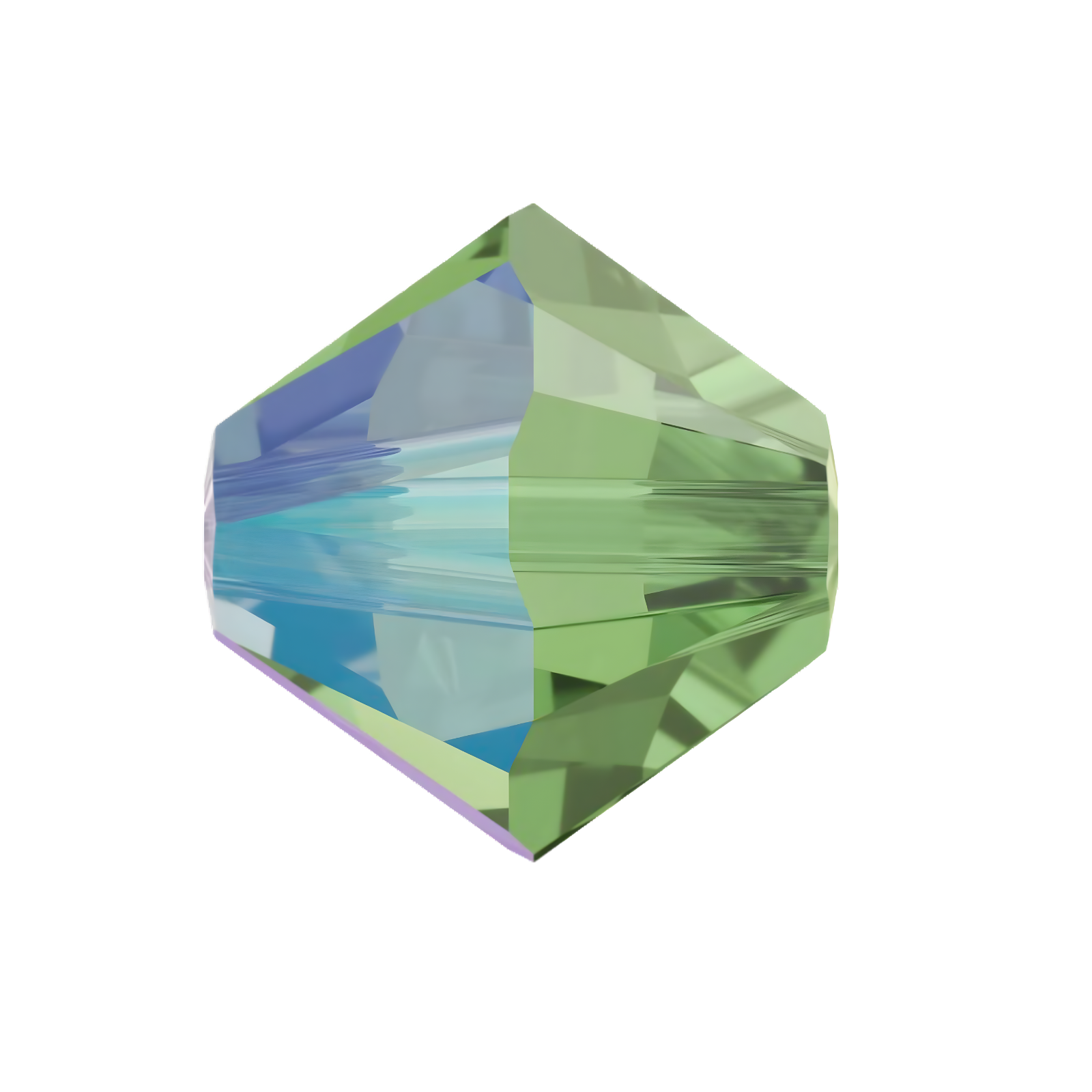 Brilliance Austrian Crystal Bicones 5328, 4mm, Erinite Shimmer