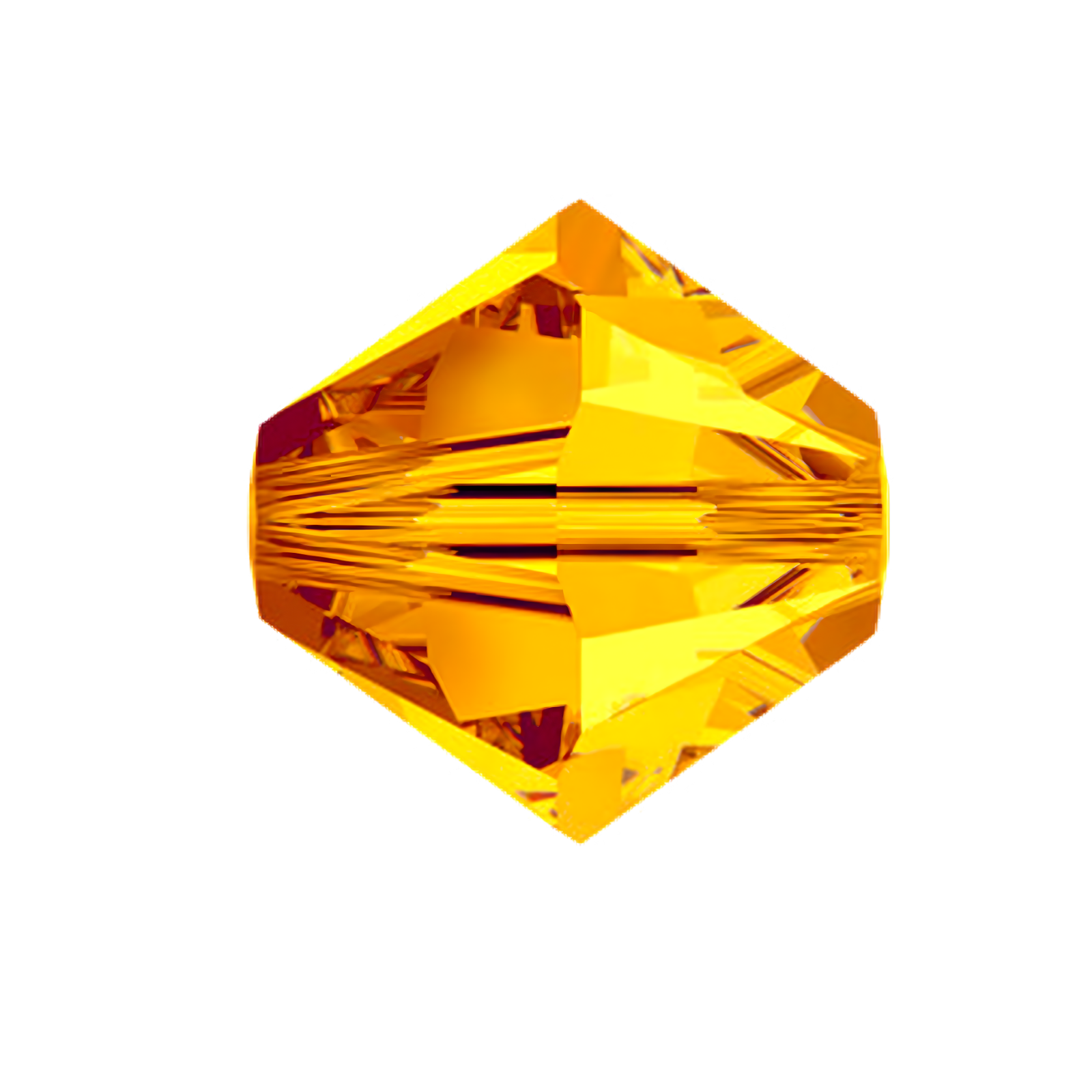 Brilliance Austrian Crystal Bicones 5328, 3mm, Sunflower