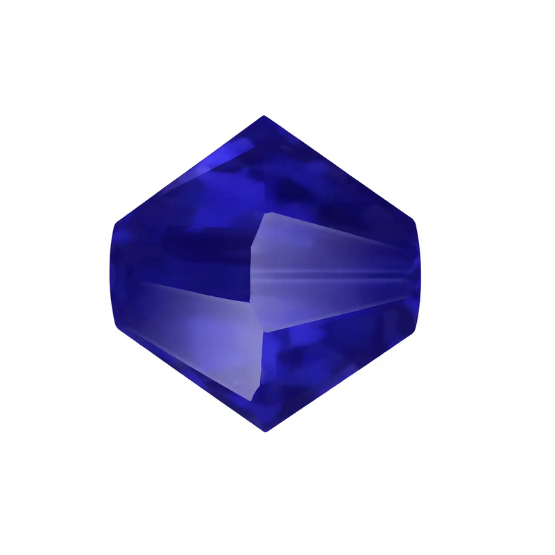 Brilliance Crystal Bicones 5328, 3mm, Majestic Blue AB - The Argus Collection