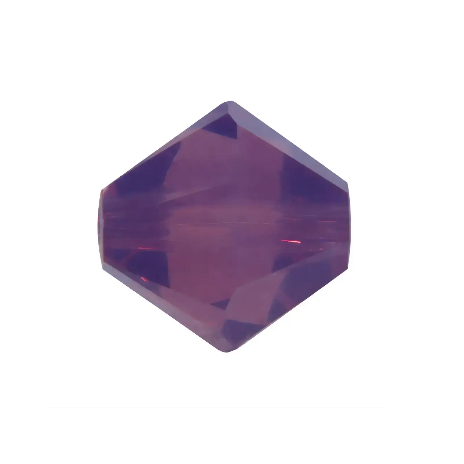 Brilliance Austrian Crystal Bicones 5328, 4mm, Cyclamen Opal - The Argus Collection