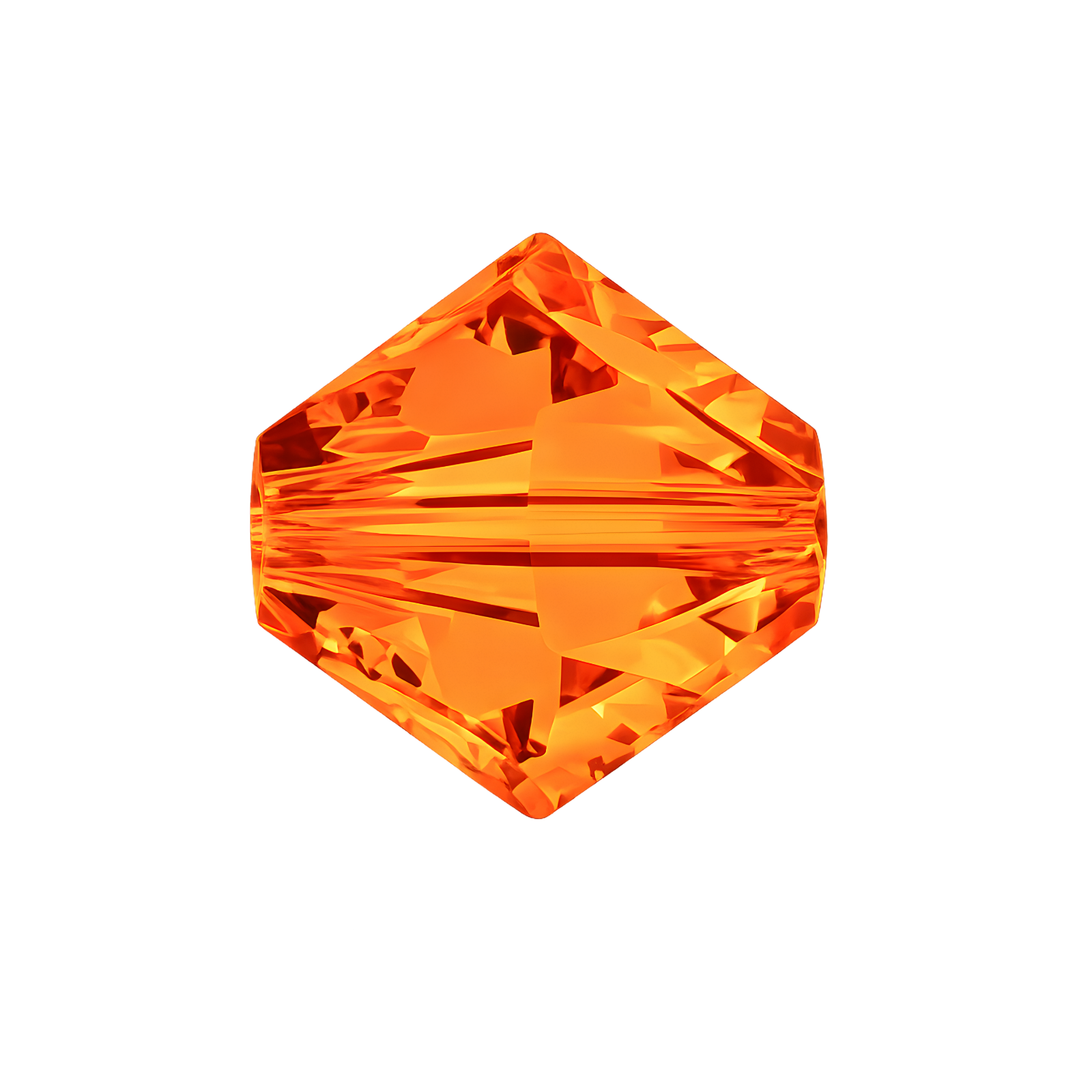 Brilliance Austrian Crystal Bicones 5328, 3mm, Tangerine