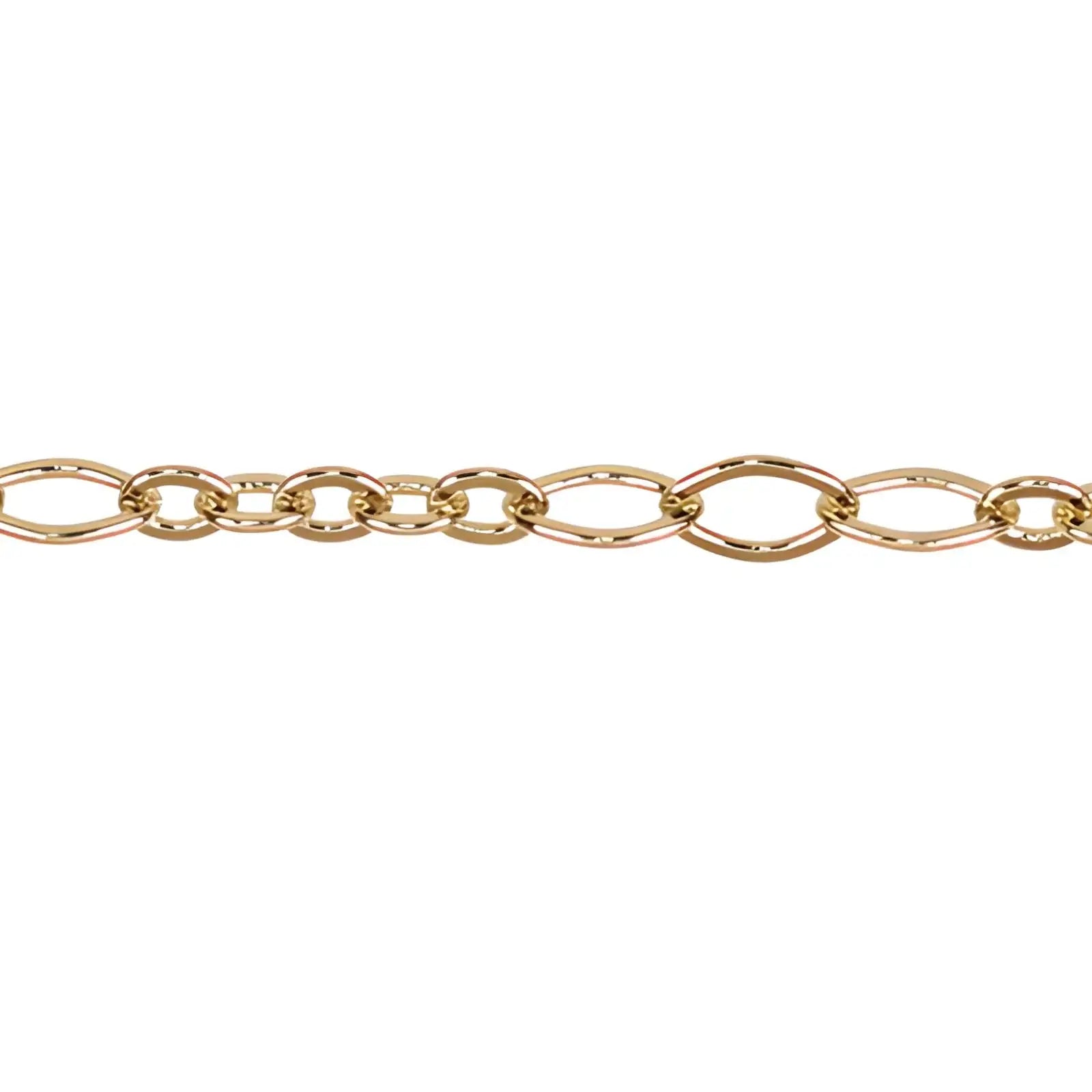 5:3 Oval Euro Chain - 5:3 Oval Euro Chain - Gold , The Argus Collection