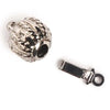 Claspgarten Structured Melon, 23K Gold Plate Clasp, 1-strand - The Argus Collection