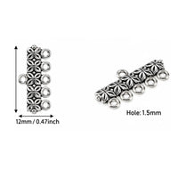 5-to-1 strand reducer dimensions 25 x 12 mm with 1.5 mm holes