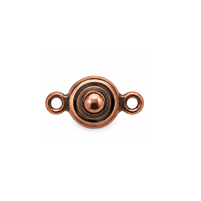 6mm Patented 2007 Ball & Socket Clasp in Antique Copper finish