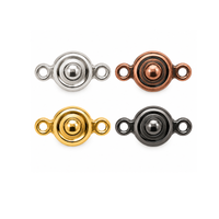 6mm Patented 2007 Ball & Socket Clasps in Silver, Antique Copper, Gold and Gunmetal