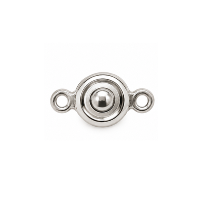 6mm Patented 2007 Ball & Socket Clasp in Silver finish