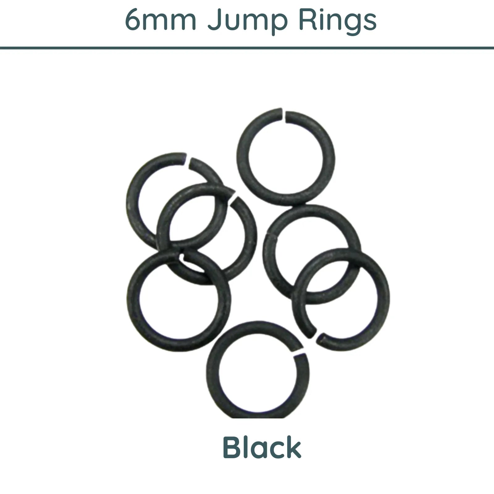 Superior 6mm Round Jump Rings, 18 gauge - The Argus Collection