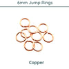 Superior 6mm Round Jump Rings, 18 gauge - The Argus Collection