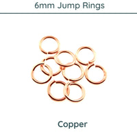 Superior 6mm Round Jump Rings, 18 gauge - The Argus Collection