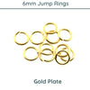 Superior 6mm Round Jump Rings, 18 gauge - The Argus Collection