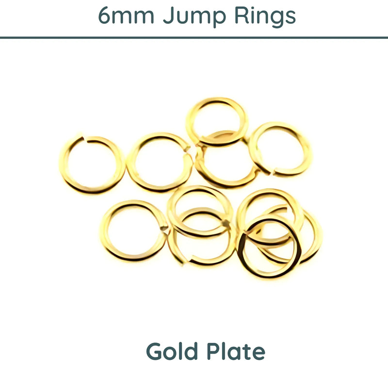 Superior 6mm Round Jump Rings, 18 gauge - The Argus Collection