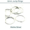 Superior 6mm Round Jump Rings, 18 gauge - The Argus Collection