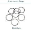 Superior 6mm Round Jump Rings, 18 gauge - The Argus Collection