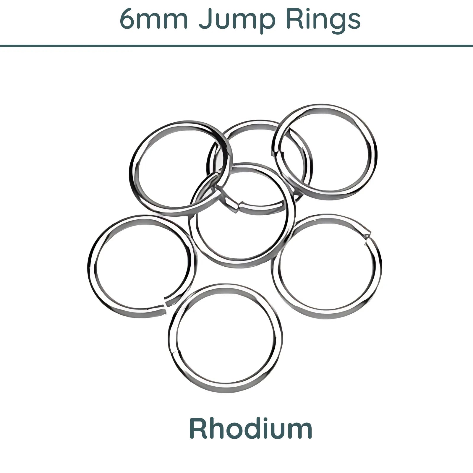 Superior 6mm Round Jump Rings, 18 gauge - The Argus Collection