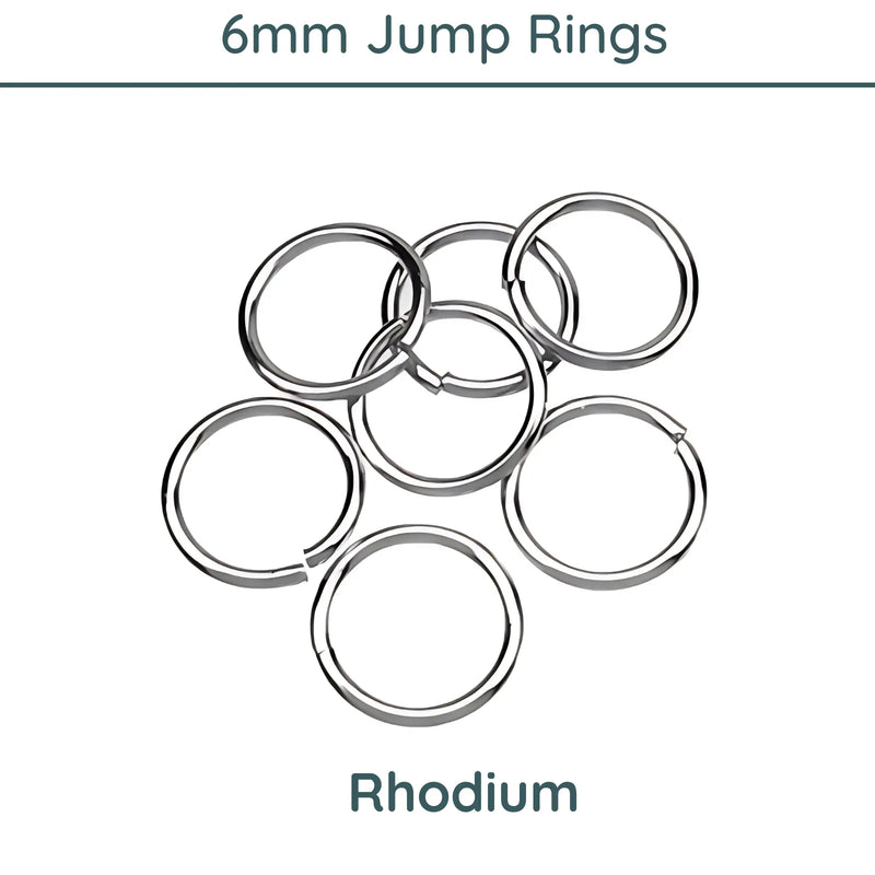 Superior 6mm Round Jump Rings, 18 gauge - The Argus Collection