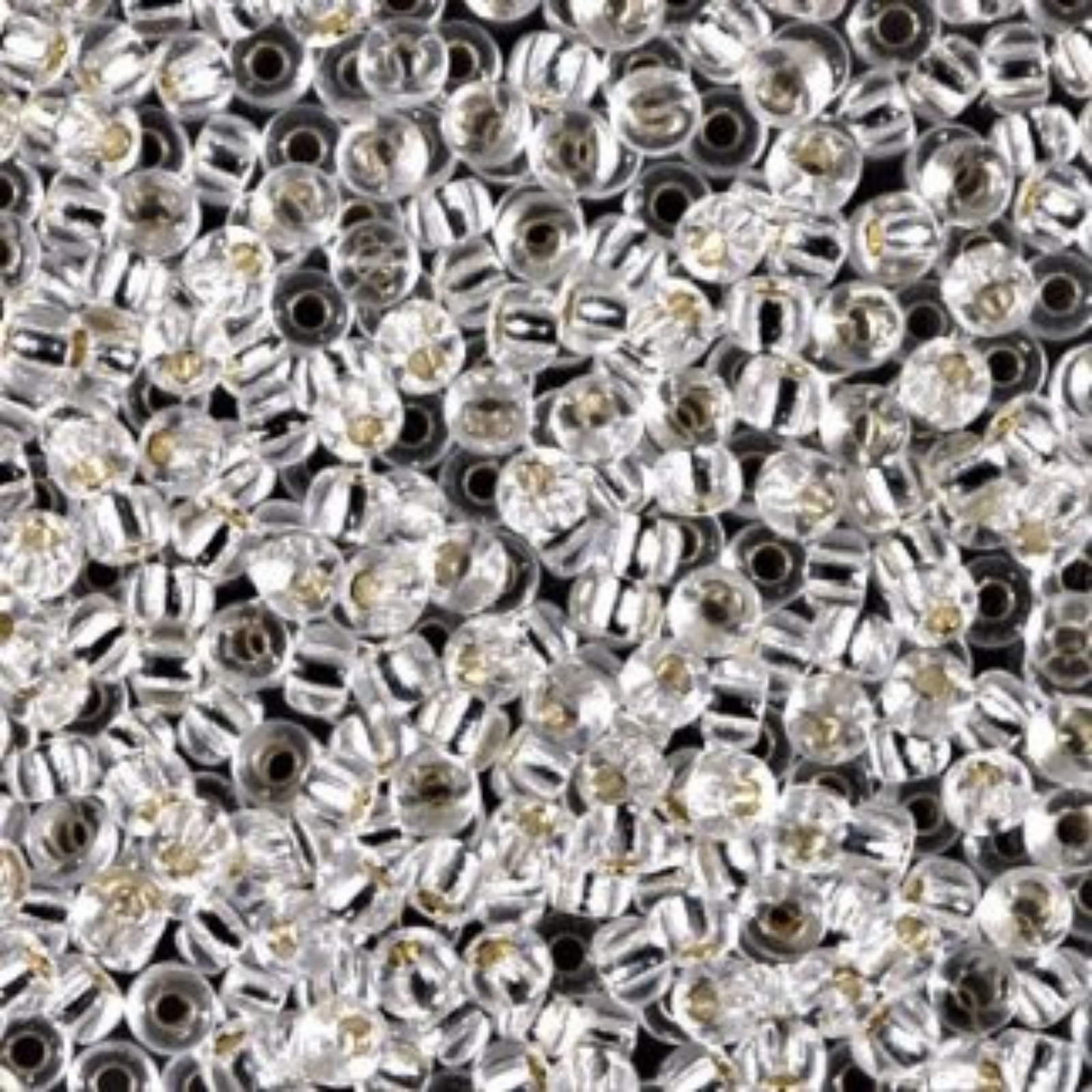Miyuki 8/0 Seed Beads, 8-001, Silver Lined Crystal, 10g