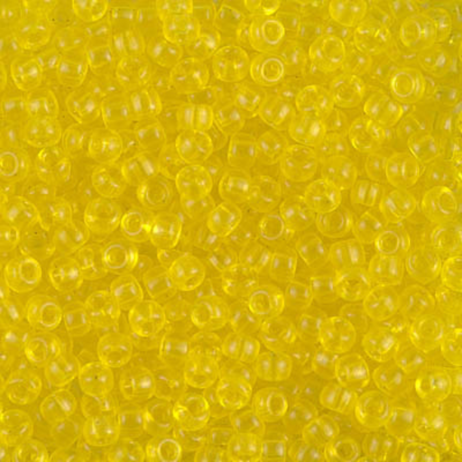 Miyuki 8/0 Seed Beads, 8-136, Transparent Yellow, 10g