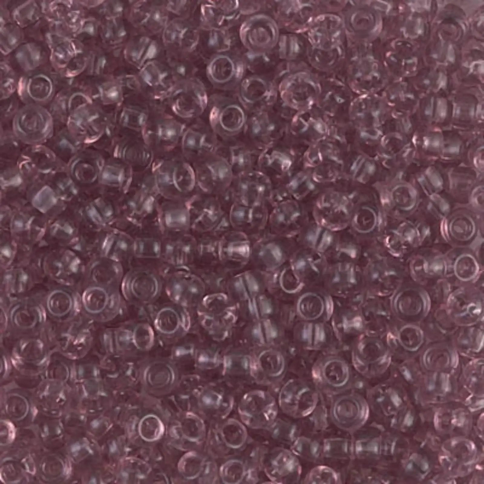 Miyuki 8/0 Seed Beads, 8-0142, Smoky Amethyst Transparent, 10g - The Argus Collection