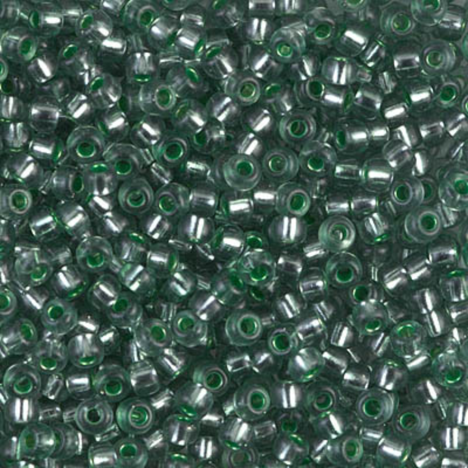 Miyuki 8/0 Seed Beads, 8-1456, Silver Lined Lichen, 10g