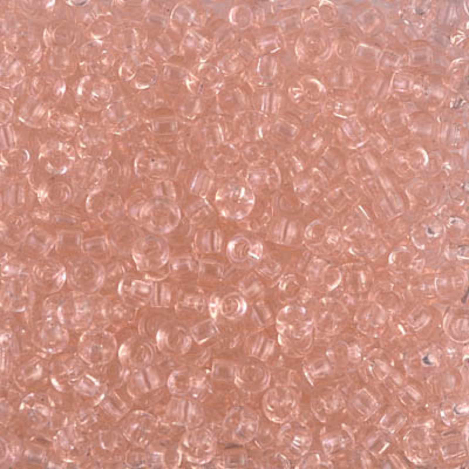Miyuki 8/0 Seed Beads, 8-155, Transparent Light Tea Rose 10g