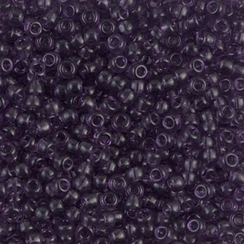 Miyuki 8/0 Seed Beads, 8-0157, Transparent Amethyst, 10g - The Argus Collection