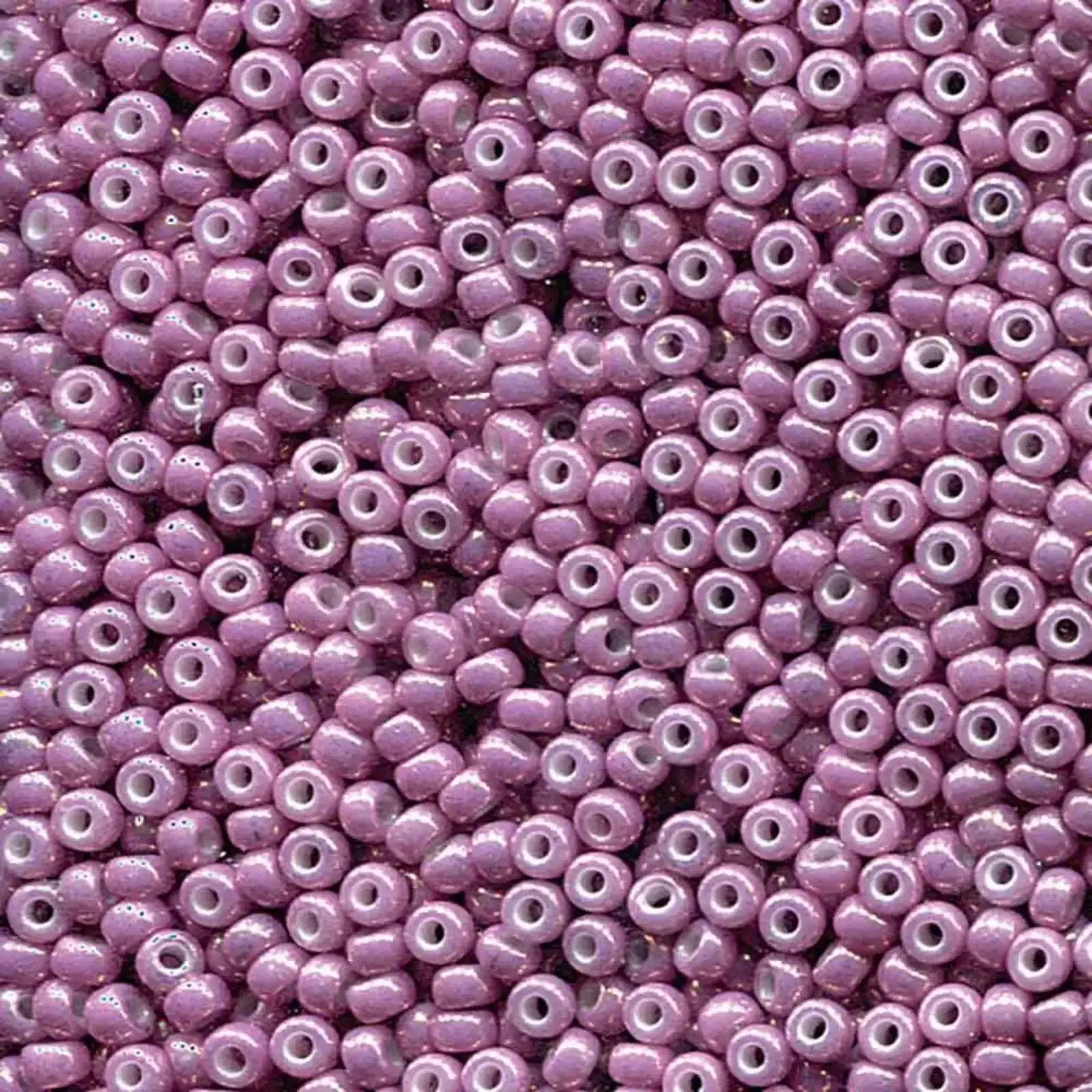 Miyuki 8/0 Seed Beads, 8-1867, Opaque Dark Orchid Luster, 10g - The Argus Collection