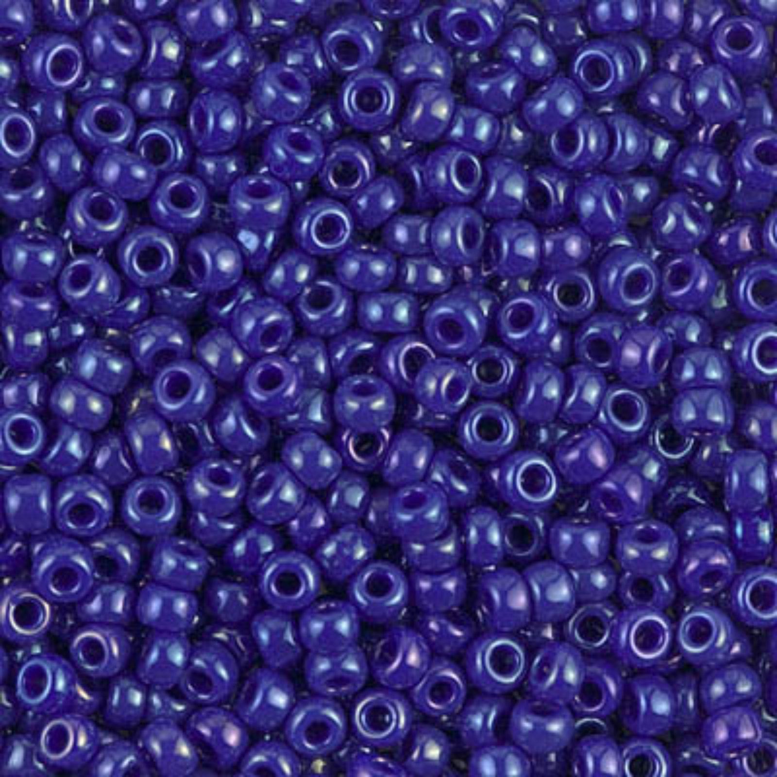 Miyuki 8/0 Seed Beads, 8-1945, Opaque Cobalt Blue Luster, 10g