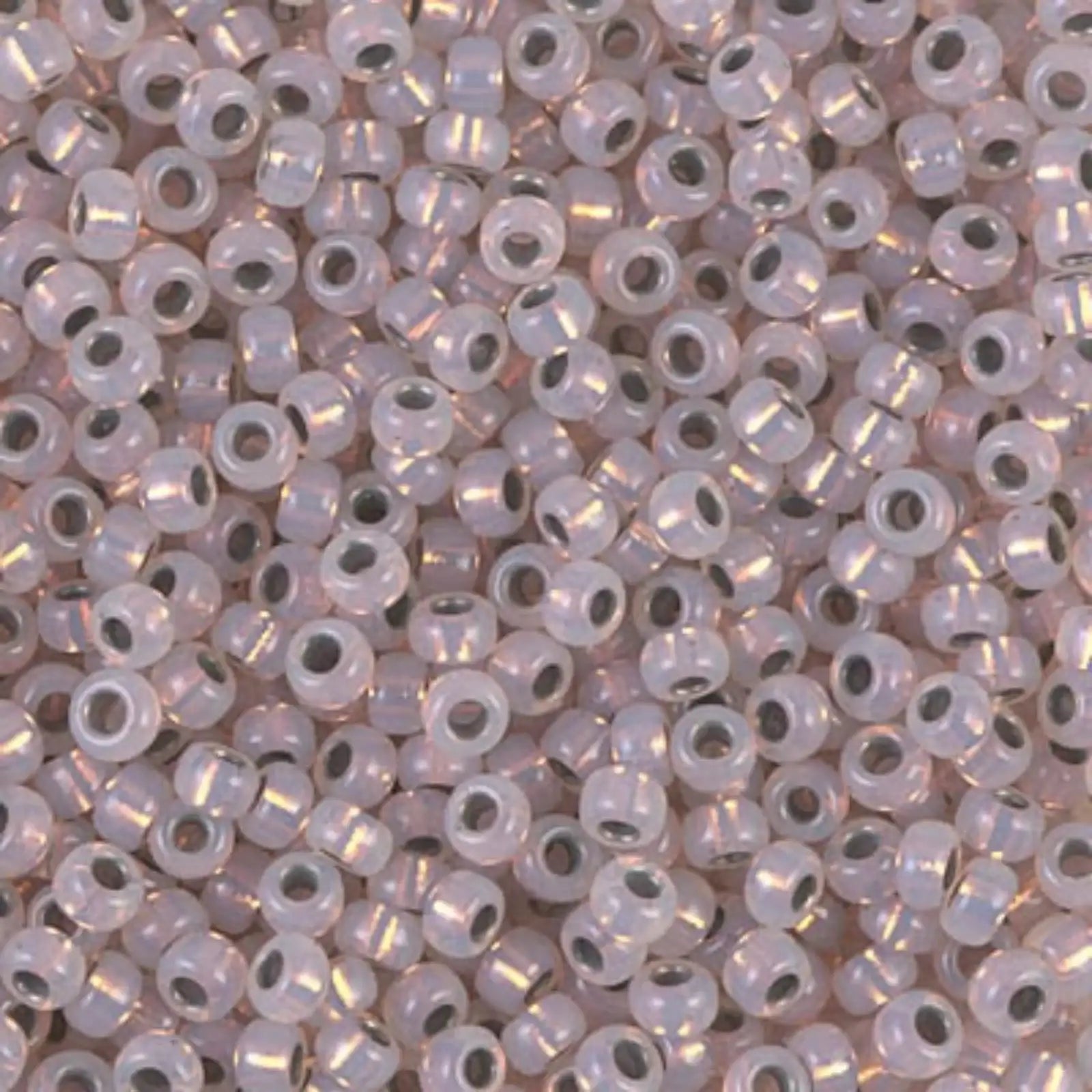Miyuki 8/0 Seed Beads, 8-0198, Copper Lined Opal, 5g - The Argus Collection