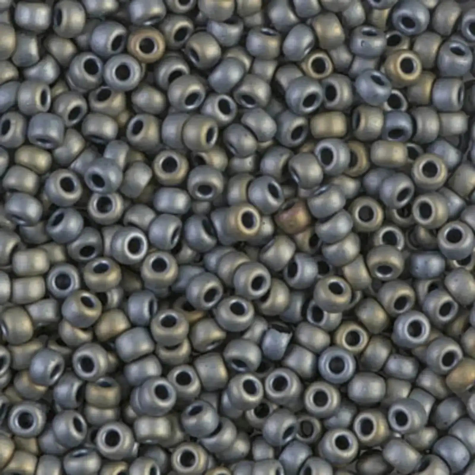 Miyuki 8/0 Seed Beads, 8-2005, Metallic Matte Dark Raspberry Iris, 10g - The Argus Collection