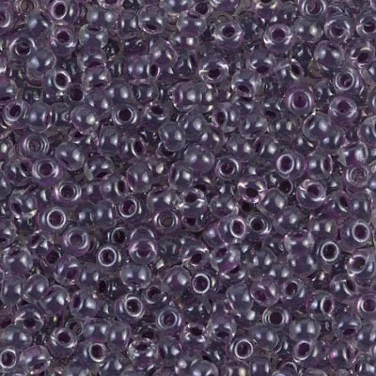 Miyuki 8/0 Seed Beads, 8-0223, Grape Lined Crystal, 10g - The Argus Collection