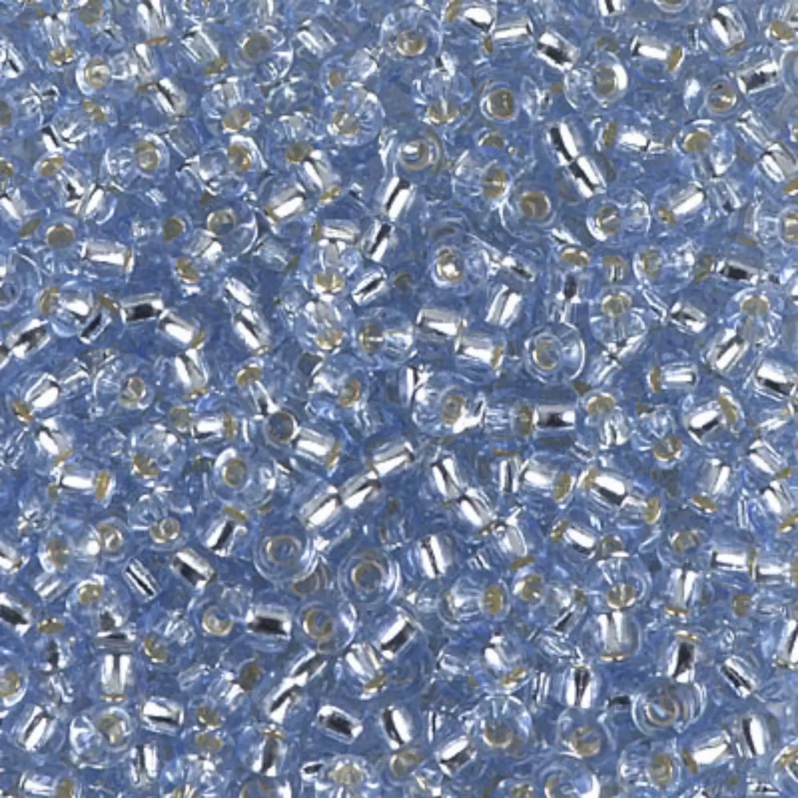 Miyuki 8/0 Seed Beads, 8-2430, Light Sapphire Silver Lined, 10g - The Argus Collection