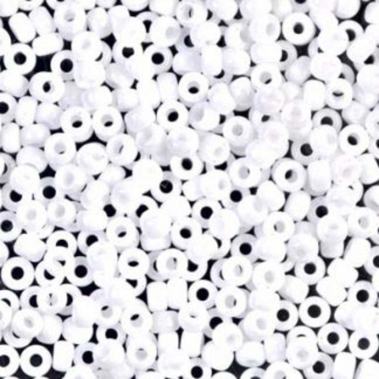 Miyuki 8/0 Seed Beads, 8-402, White Opaque, 10g