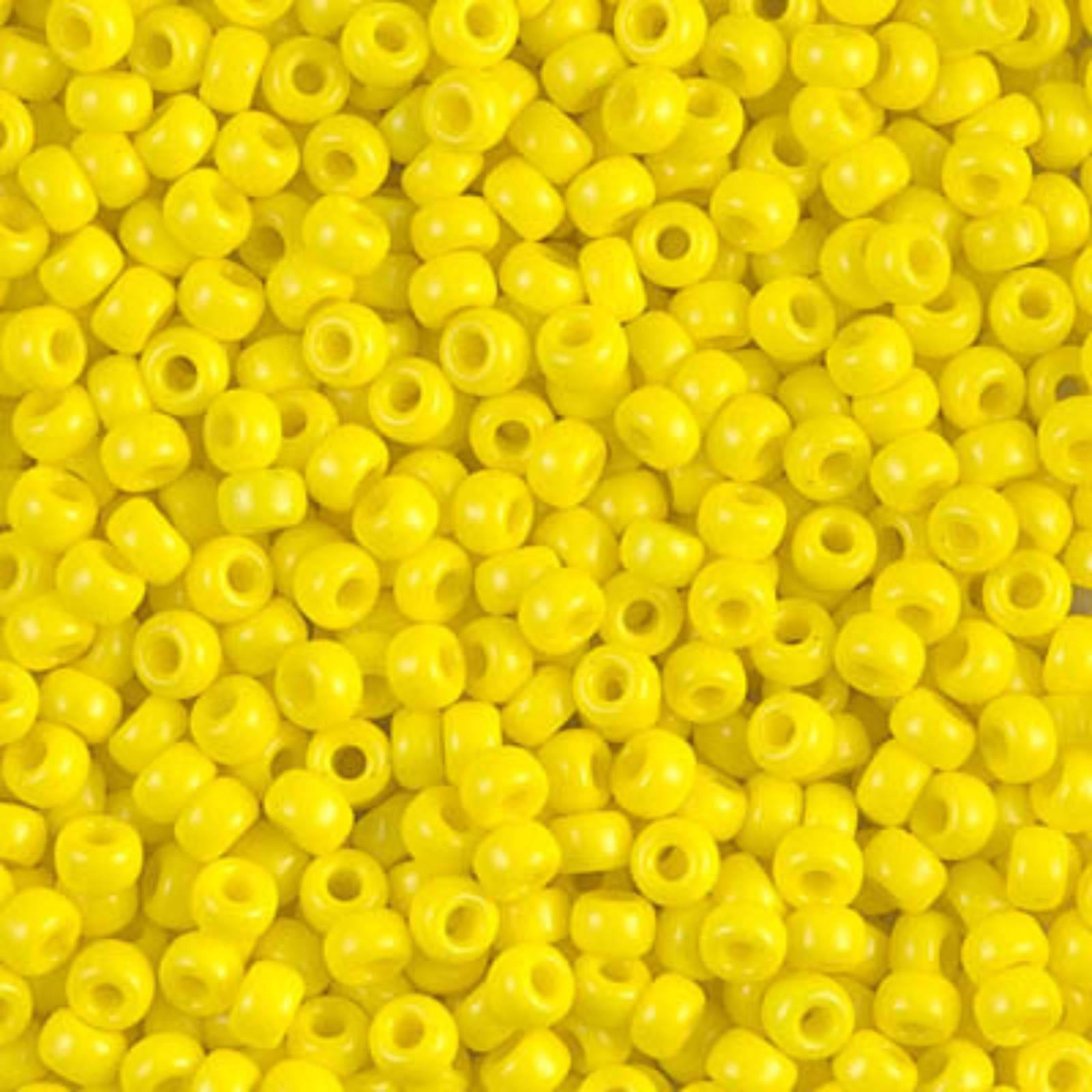 Miyuki 8/0 Seed Beads, 8-404, Yellow Opaque, 10g