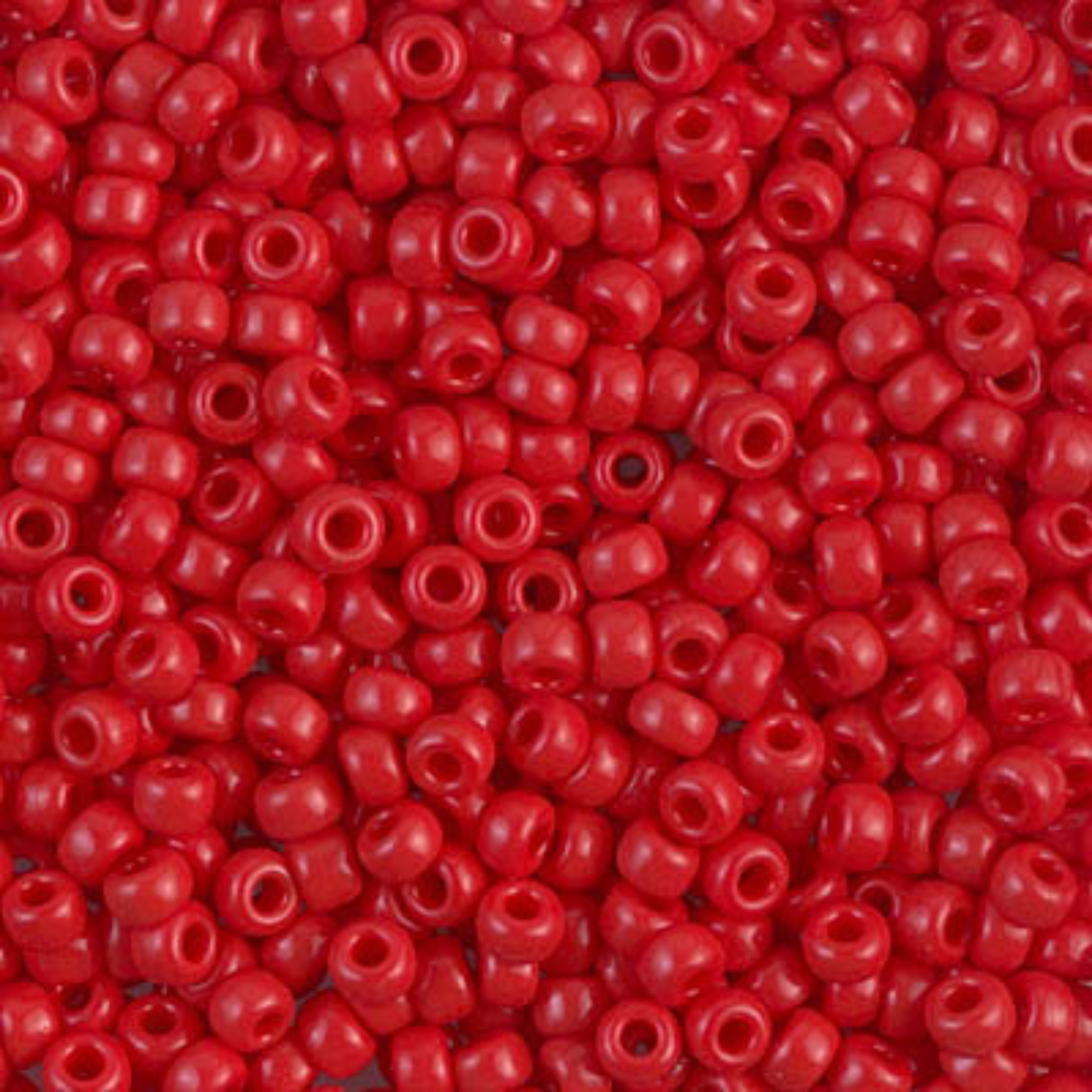 Miyuki 8/0 Seed Beads, 8-408, Red Opaque, 10g