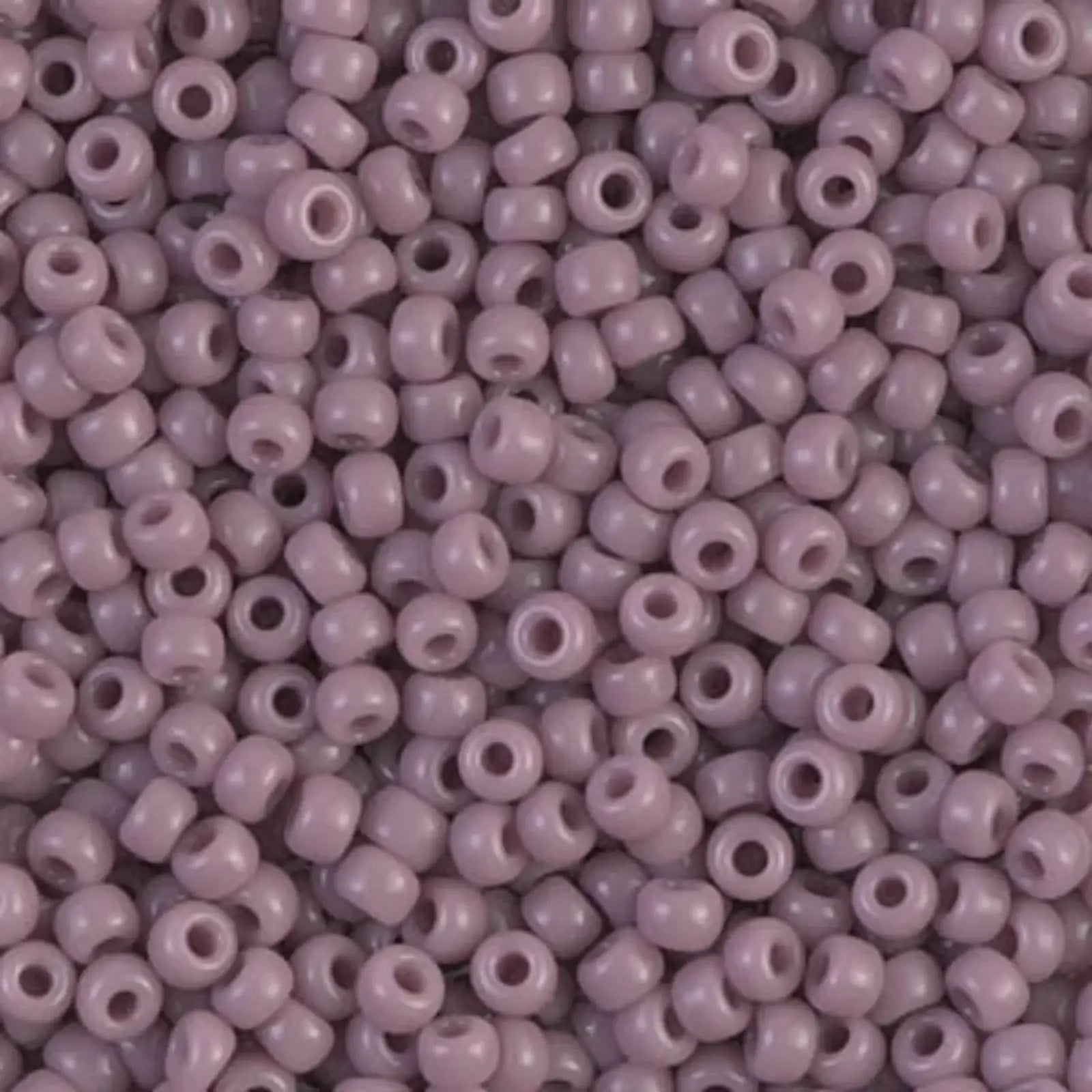 Miyuki 8/0 Seed Beads, 8-410, Opaque Mauve, 10g - The Argus Collection