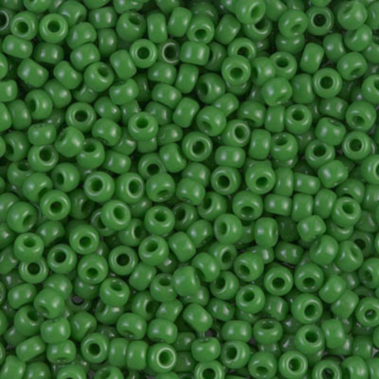 Miyuki 8/0 Seed Beads, 8-411, Opaque Jade Green, 10g
