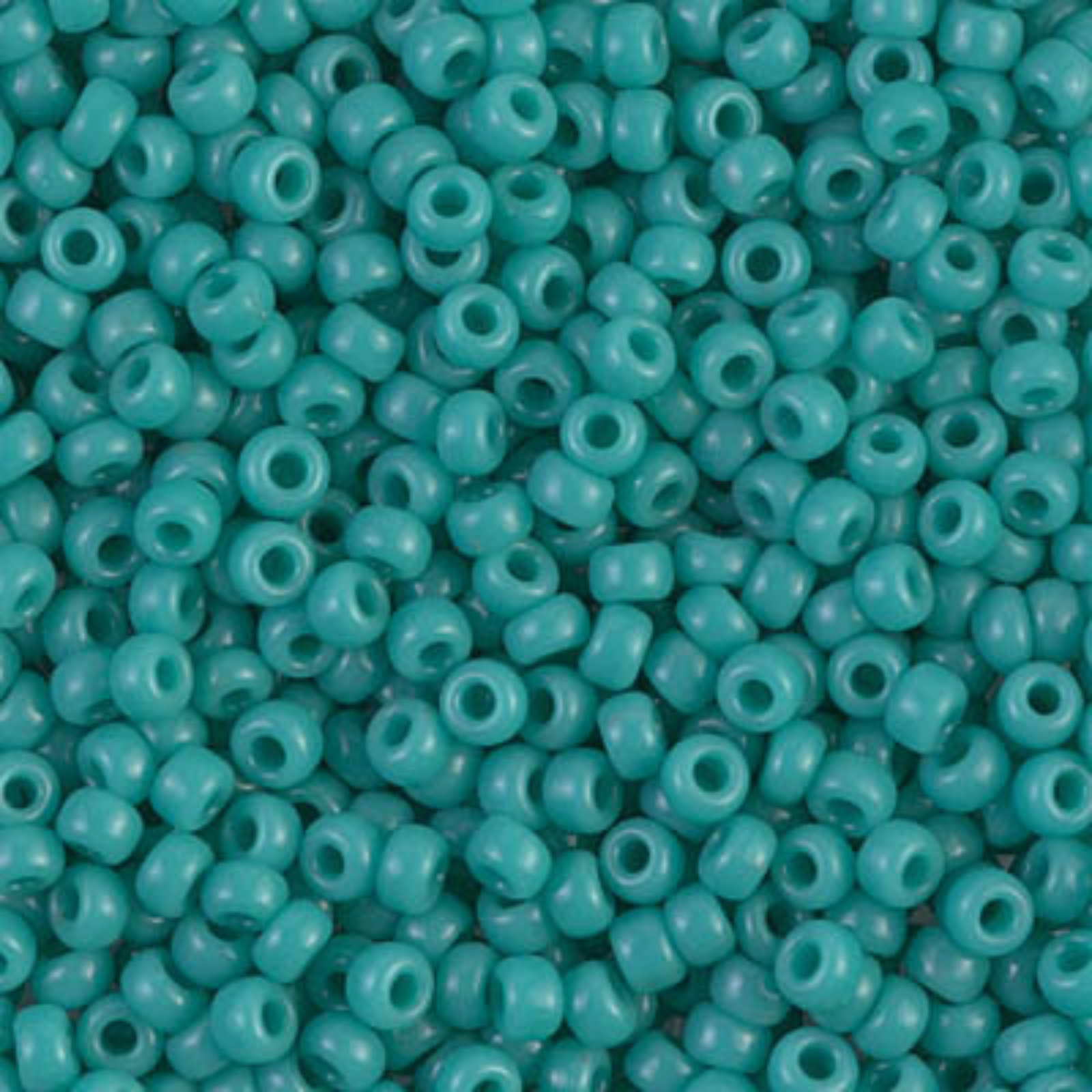 Miyuki 8/0 Seed Beads, 8-412, Opaque Turquoise Green, 10g