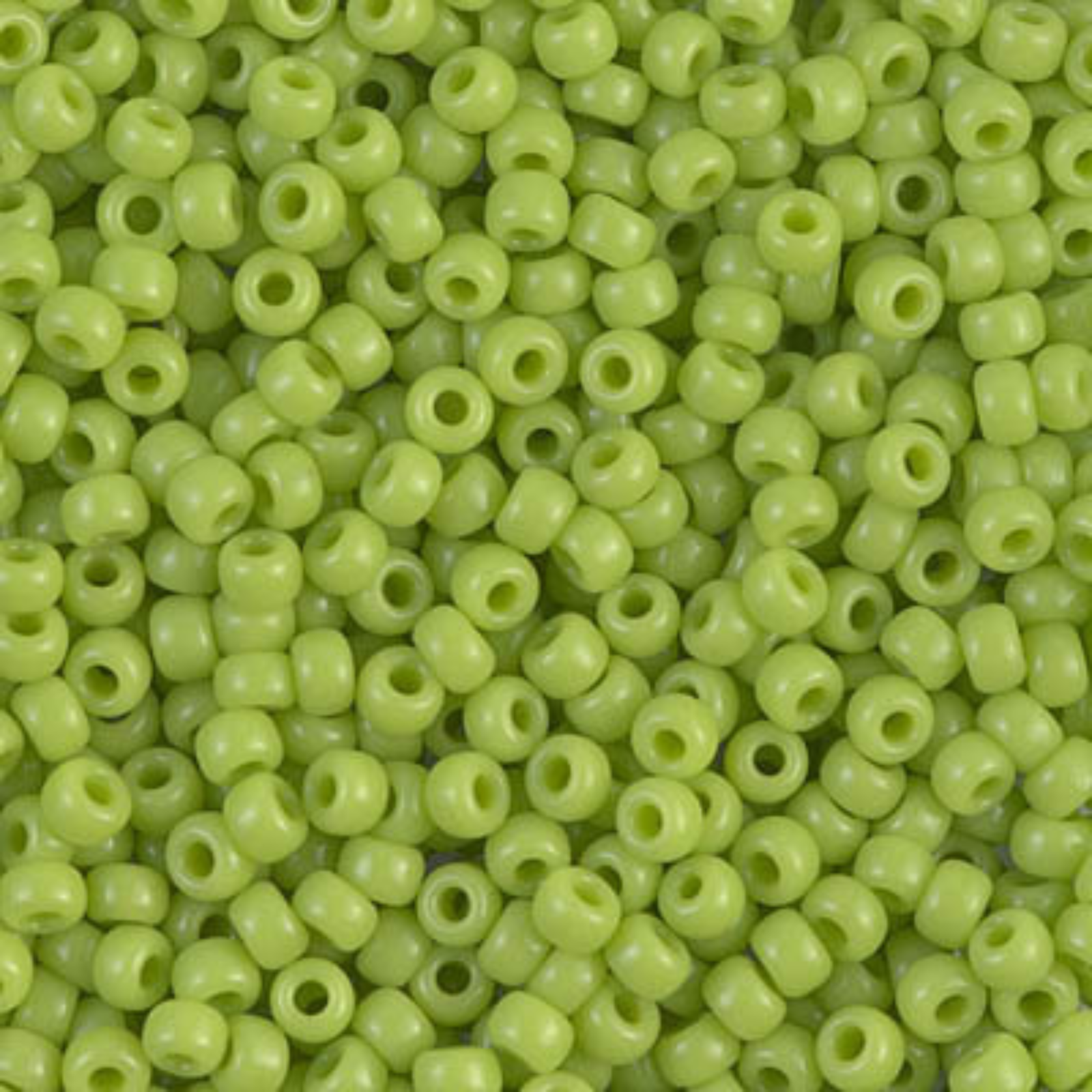 Miyuki 8/0 Seed Beads, 8-416, Opaque Chartreuse, 10g