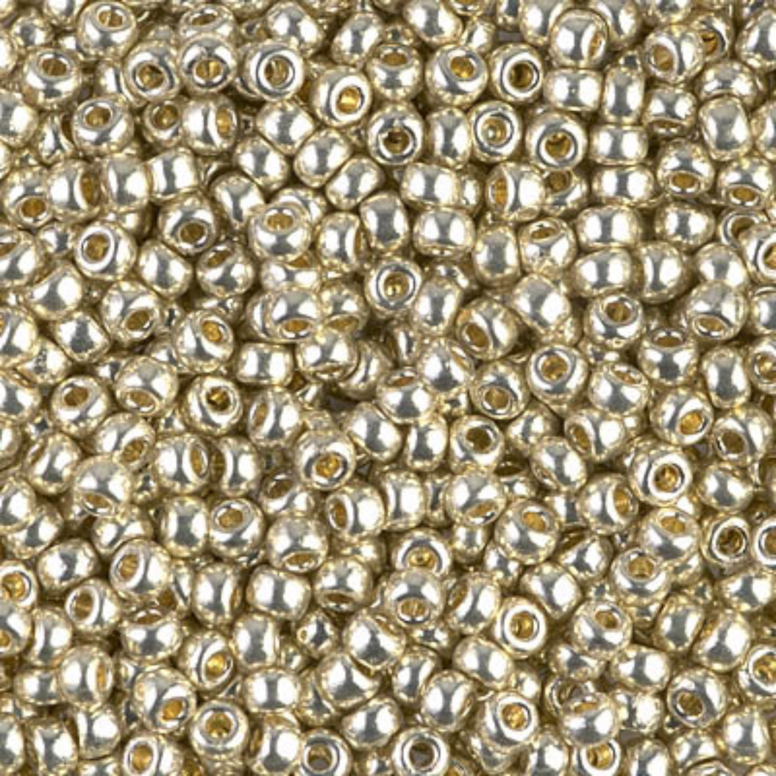 Miyuki 8/0 Seed Beads, 8-4201, Duracoat Galvanized Silver, 10g
