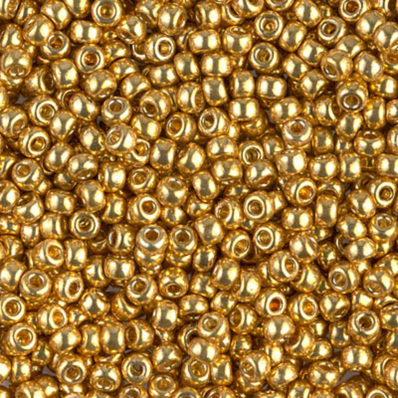 Miyuki 8/0 Seed Beads, 8-4202, Duracoat Galvanized Gold, 10g