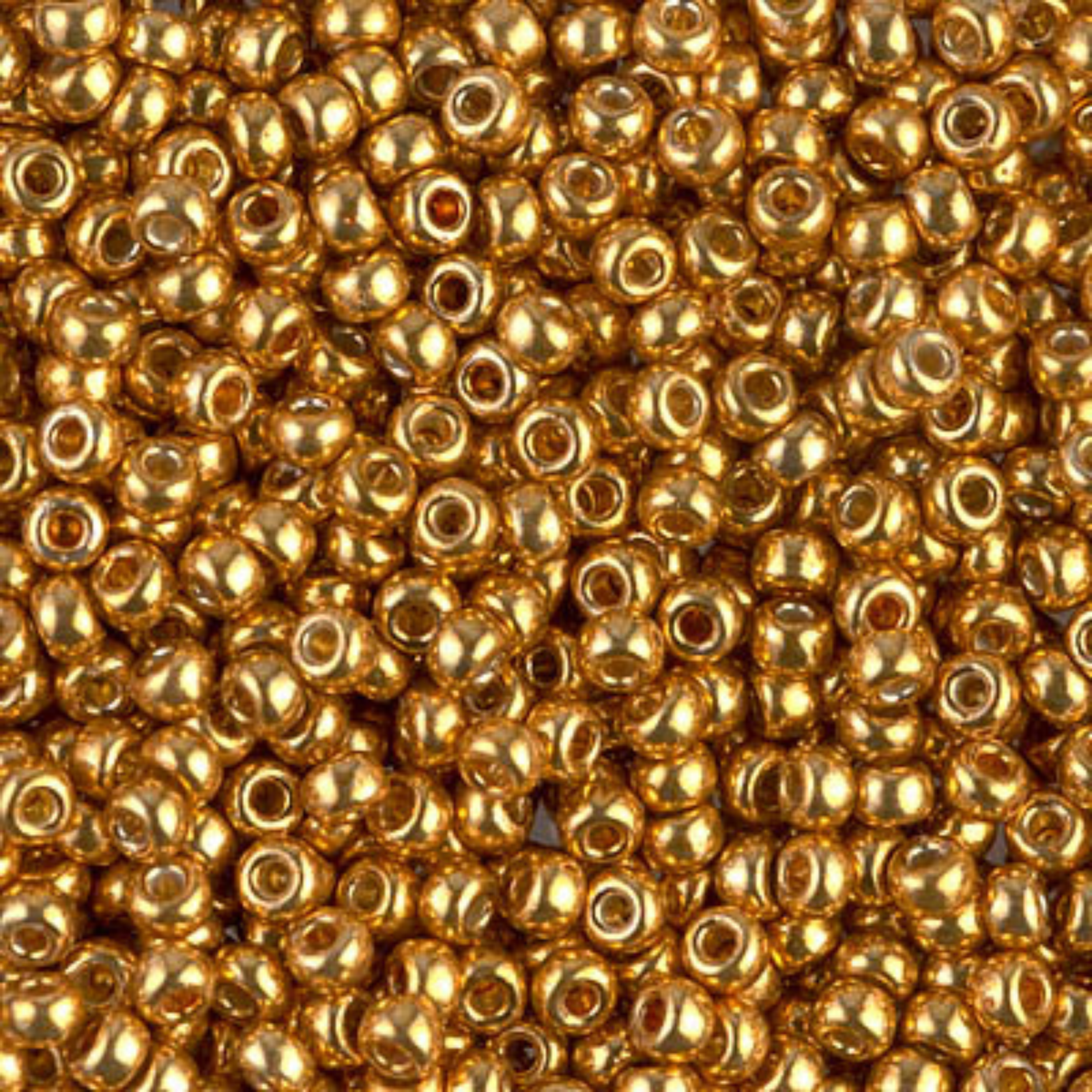 Miyuki 8/0 Seed Beads, 8-4203, Duracoat Galvanized Yellow Gold, 10g