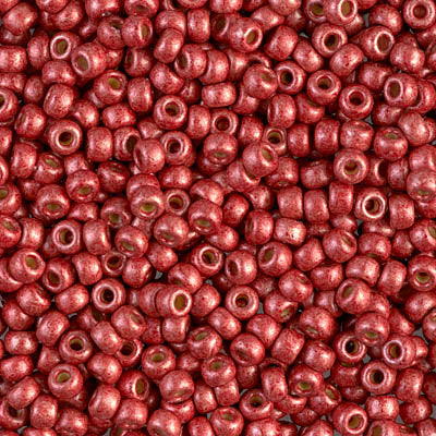 Miyuki 8/0 Seed Beads, 8-4208F, Duracoat Matte Galvanized Berry, 10g