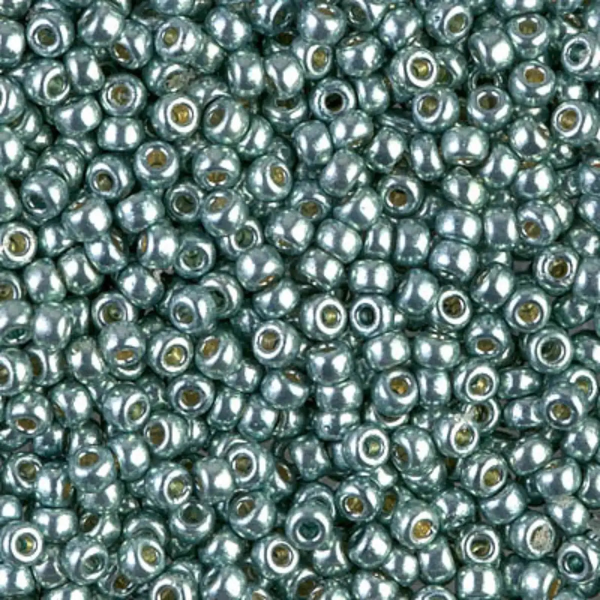Miyuki 8/0 Seed Beads, 8-4216, Duracoat Galvanized Dark Seafoam, 10g - The Argus Collection