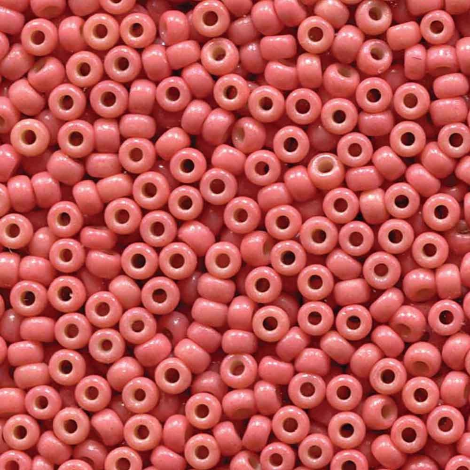 Miyuki 8/0 Seed Beads, 8-4464, Duracoat Opaque Rose, 10g