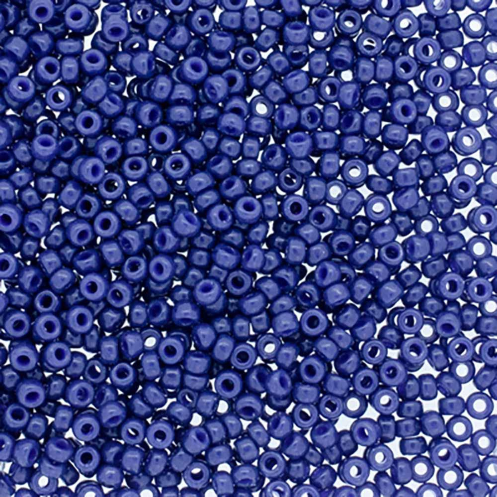 Miyuki 8/0 Seed Beads, 8-4494, Duracoat Opaque Dark Navy Blue, 10g