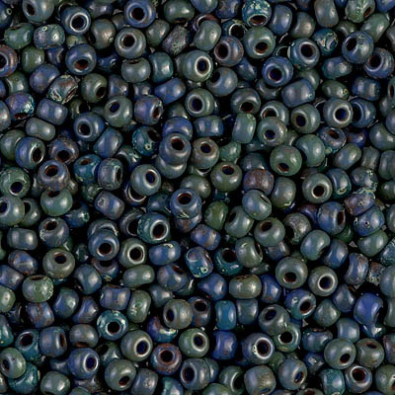 Miyuki 8/0 Seed Beads, 8-4516, Picasso Montana Matte, 10g