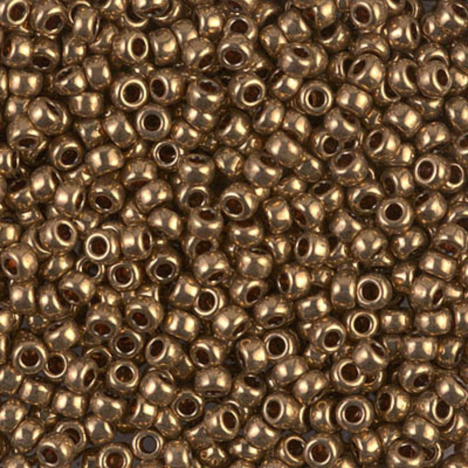 Miyuki 8/0 Seed Beads, 8-457L, Metallic Light Bronze, 10g
