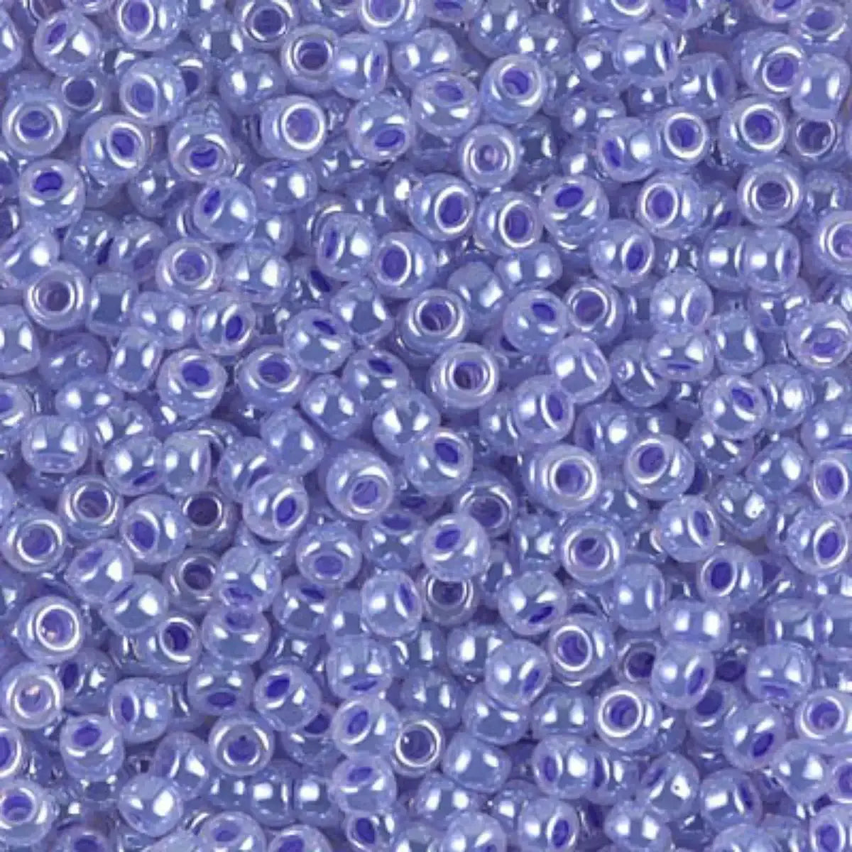 Miyuki 8/0 Seed Beads, 8-0538, Lilac Ceylon, 10g - The Argus Collection