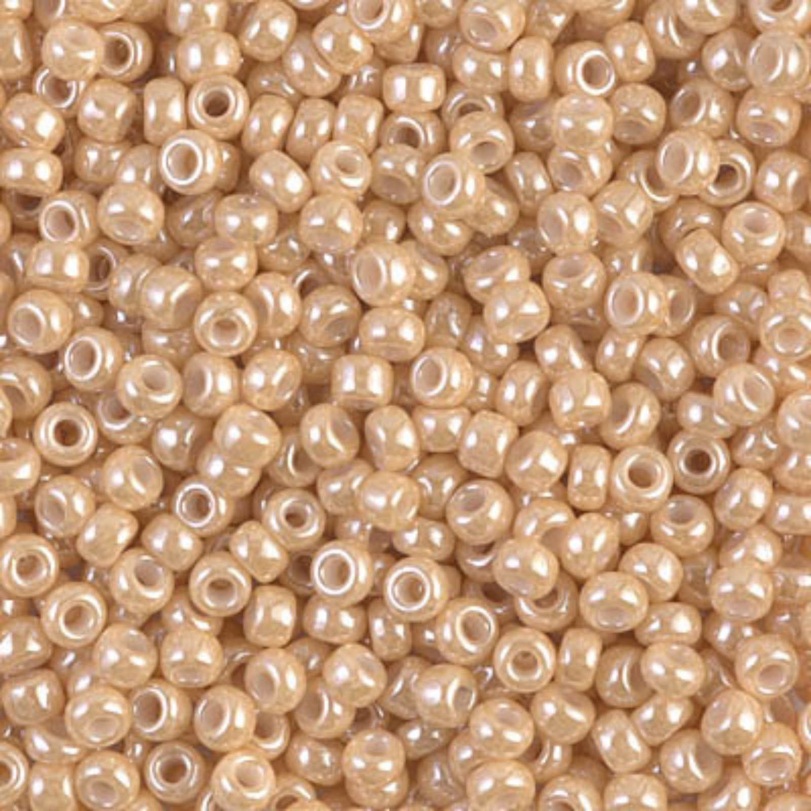 Miyuki 8/0 Seed Beads, 8-593, Dark Beige Ceylon, 10g